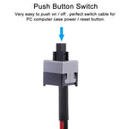 5pcs Computer Chassis Power Switch Cable, Chassis Power Switch Cable