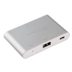 P27 Metal Cover Micro USB to HDMI + VGA HDTV Converter Digital AV Adapter, Power by EZCast, Support iOS / Android / Windows System