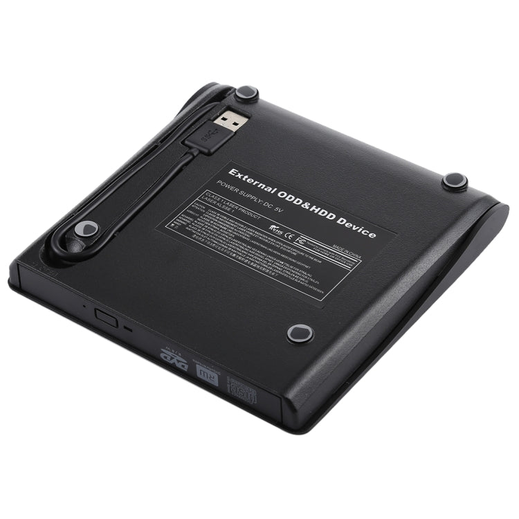 Brushed Texture USB 3.0 POP-UP Mobile External DVD-Rw DVD / CD Rewritable Drive External ODD & HDD Device, Brushed Texture DVD(B)
