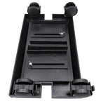Computer Mainframe Host Adjustable Bracket  with Wheel, Size: S, H Type (Black), H Type (White)
