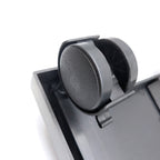 Computer Mainframe Host Adjustable Bracket  with Wheel, Size: S, H Type (Black), H Type (White)