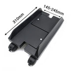 Computer Mainframe Host Adjustable Bracket  with Wheel, Size: S, H Type (Black), H Type (White)