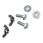 Computer Mainframe Host Adjustable Bracket  with Wheel, Size: S, H Type (Black), H Type (White)