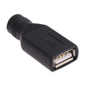 USB Female to 5.5 x 2.1mm Female Plug Adapter Connector, USB Female to 5.5 x 2.1mm