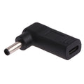USB-C / Type-C Female to 4.5 x 3.0mm Male Plug Elbow Adapter Connector, 4.5 x 3.0mm Elbow Black, 4.5 x 3.0mm Elbow Blue