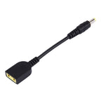 Big Square Female (First Generation) to 5.5 x 2.5mm Male Interfaces Power Adapter Cable for Laptop Notebook, Length: 10cm, X1 Carbon 2018/2017 & Yoga 2018 & T480/T580