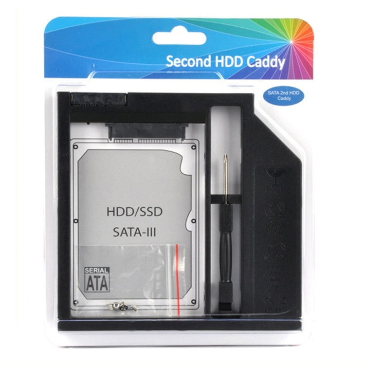 Universal 9 / 9.5mm SATA3 Hard Disk Drive HDD Caddy Adapter Bay Bracket for Notebook
