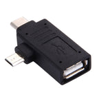 USB-C / Type-C Male + Micro USB Male to USB 2.0 Female Adapter, USB 2.0