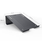 Aluminum Cooling Stand for Laptop, Suitable for Mac Air, Mac Pro,  iPad, and Other 11-17 inch Laptops, Aluminum Stand Grey, Aluminum Stand Gold, Aluminum Stand Silver