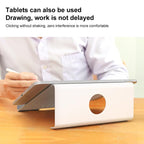 Aluminum Cooling Stand for Laptop, Suitable for Mac Air, Mac Pro,  iPad, and Other 11-17 inch Laptops, Aluminum Stand Grey, Aluminum Stand Gold, Aluminum Stand Silver