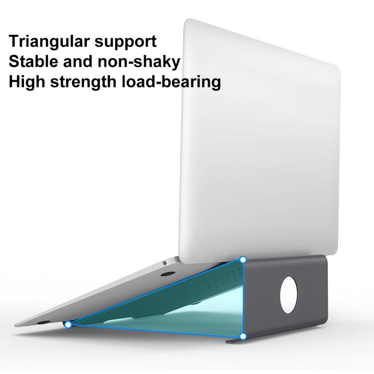 Aluminum Cooling Stand for Laptop, Suitable for Mac Air, Mac Pro,  iPad, and Other 11-17 inch Laptops, Aluminum Stand Grey, Aluminum Stand Gold, Aluminum Stand Silver