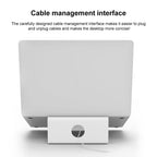 Aluminum Cooling Stand for Laptop, Suitable for Mac Air, Mac Pro,  iPad, and Other 11-17 inch Laptops, Aluminum Stand Grey, Aluminum Stand Gold, Aluminum Stand Silver