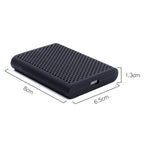 PT500 Scratch-resistant All-inclusive Portable Hard Drive Silicone Protective Case for Samsung Portable SSD T5, with Vents, Black, Blue, Red, White