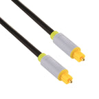 2m OD5.0mm Toslink Male to Male Digital Optical Audio Cable, Length: 2m
