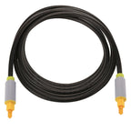 2m OD5.0mm Toslink Male to Male Digital Optical Audio Cable, Length: 2m