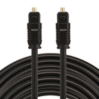 EMK 8m OD4.0mm Toslink Male to Male Digital Optical Audio Cable, Length: 8m