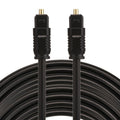 EMK 10m OD4.0mm Toslink Male to Male Digital Optical Audio Cable, Length: 10m