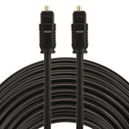 EMK 20m OD4.0mm Toslink Male to Male Digital Optical Audio Cable, Length: 20m