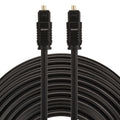 EMK 25m OD4.0mm Toslink Male to Male Digital Optical Audio Cable, Length: 25m