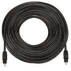 EMK 25m OD4.0mm Toslink Male to Male Digital Optical Audio Cable, Length: 25m