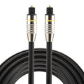 2m OD6.0mm Nickel Plated Metal Head Toslink Male to Male Digital Optical Audio Cable, Length: 2m