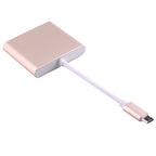 USB-C / Type-C 3.1 Male to USB-C / Type-C 3.1 Female & HDMI Female & USB 3.0 Female Adapter, Type-C+USB+HDMI (J), Type-C+USB+HDMI (G), Type-C+USB+HDMI (B), Type-C+USB+HDMI (S)
