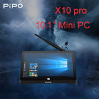 PiPo X10 Pro TV Box Style Tablet Mini PC, 6GB+64GB, 5000mAh Battery, 10.1 inch Windows 10 Intel Intel Celeron Processor N4020 Quad Core up to 2.8Ghz, Support TF Card & Bluetooth & WiFi & LAN & HDMI, X10 Pro