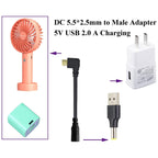 10 PCS 5.5 x 2.5mm Male to USB 2.0 Male DC Power Plug Connector, 5.5 x 2.5mm