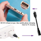 10 PCS 5.5 x 2.5mm Male to USB 2.0 Male DC Power Plug Connector, 5.5 x 2.5mm