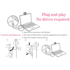 aoni C90 1080P HD Business Smart Computer Camera with Microphone, C90
