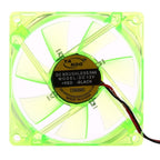 8025 4 Pin DC 12V 0.18A Computer Case Cooler Cooling Fan with LED Light, Random Color Delivery , Size: 80x80x25mm, 8025 Red, 8025 Blue, 8025 Green, 8025 Dark Blue