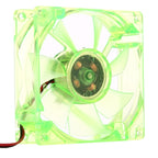 8025 4 Pin DC 12V 0.18A Computer Case Cooler Cooling Fan with LED Light, Random Color Delivery , Size: 80x80x25mm, 8025 Red, 8025 Blue, 8025 Green, 8025 Dark Blue