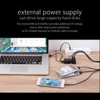 ORICO W5P-U2-100 USB 2.0 Desktop HUB with 100cm Micro USB Cable Power Supply, W5P-U2-100 Black, W5P-U2-100 White