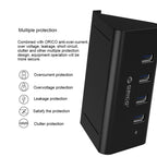 ORICO SHC-U3 ABS Material Desktop 4 Ports USB 3.0 HUB with Phone / Tablet Holder & 1m USB Cable & LED Indicator, SHC-U3
