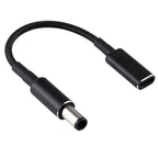 PD 100W 18.5-20V 7.4 x 0.6mm to USB-C / Type-C Adapter Nylon Braid Cable for HP, 7.4 x 0.6mm