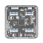 ORICO MH4U-100 USB 3.0 Transparent Desktop HUB with 100cm Micro USB Cable, MH4U-100