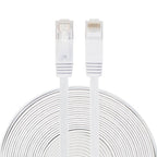 20m CAT6 Ultra-thin Flat Ethernet Network LAN Cable, Patch Lead RJ45, Length: 20m
