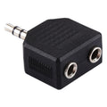3.5mm Male to Dual 3.5mm Female Splitter Adapter