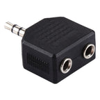 3.5mm Male to Dual 3.5mm Female Splitter Adapter