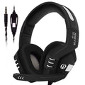 SADES AH-38 3.5mm Plug Wire-controlled E-sports Gaming Headset with Retractable Microphone, Cable Length: 2m, AH-38