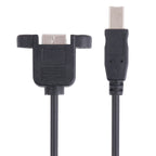 USB BM to BF Printer Extension Cable with Screw Hole, Length: 1m, USB-B Male to USB-B Female, 1m