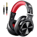 OneOdio A71 Head-mounted Noise Reduction Wired Headphone with Microphone, A71 (Black Red)