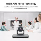 YANS YS-H20U USB HD 1080P Wide-Angle Video Conference Camera with Remote Control, US Plug, YS-H20U