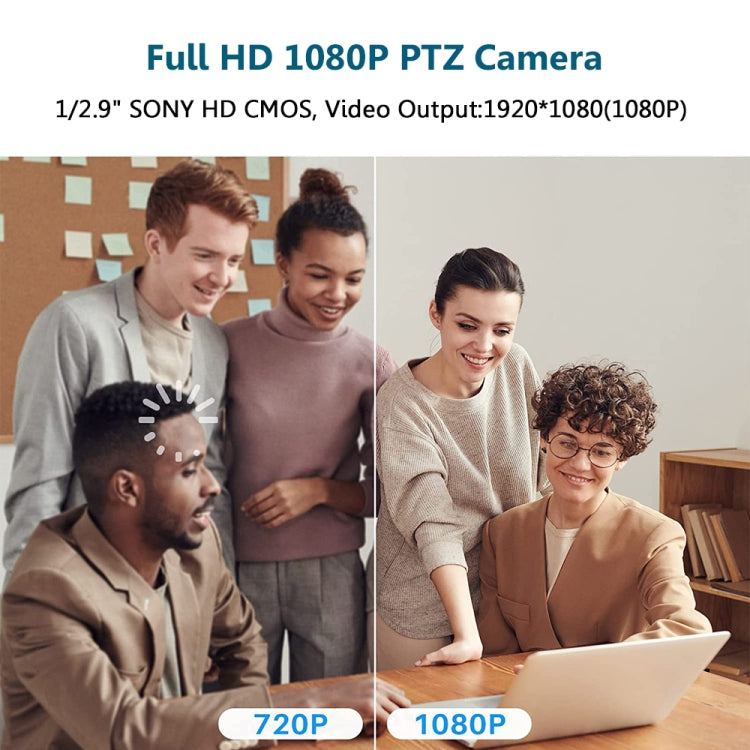 YANS YS-H23U USB HD 1080P 3X Zoom Wide-Angle Video Conference Camera with Remote Control, US Plug, YS-H23U
