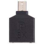 8K Mini DisplayPort Male to DisplayPort Female Straight Adapter, Mini DP Male to DP Female Straight