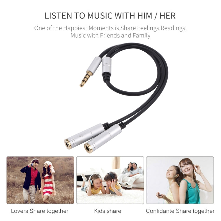 2 x 3.5mm Female to 3.5mm Male Adapter Cable, 2 x 3.5mm Female to 3.5mm Male
