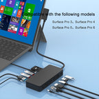 Onten OT-65002 12 in 1 Multifunctional Type-C + USB + RJ45 + HDMI Docking Station