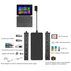 Onten OT-65002 12 in 1 Multifunctional Type-C + USB + RJ45 + HDMI Docking Station