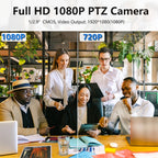 YANS YS-H820DSY 1080P HD 20X Zoom Lens Video Conference Camera with Remote Control, US Plug