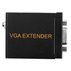 VGA Signal to RJ45 Signal Extender Transmitter + Receiver Converter Ethernet Cable, Transmission Distance: 60m, Transmission Distance: 60m
